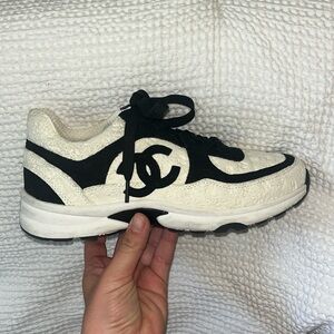 Chanel CC Logo Sneakers